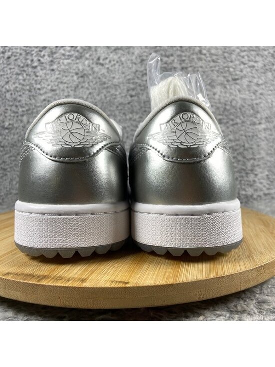 Air Jordan 1 Retro Low Golf \'Gift Giving Pack\' Size 8.5 Men Silver FD6848-001 main image 4